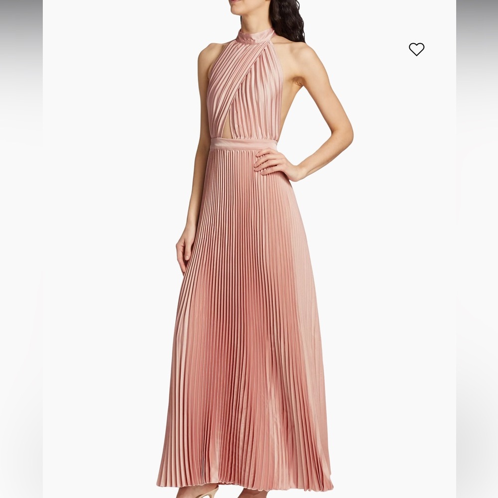 L'Idée Renaissance Pleated Open-Back Gown - Picture 3 of 5